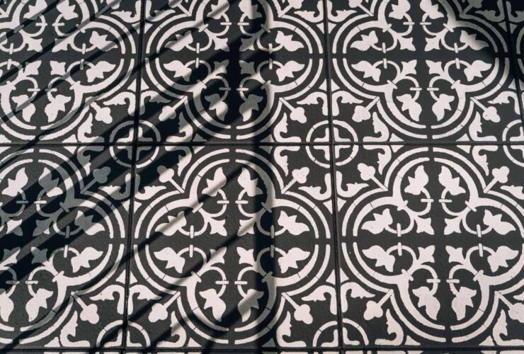 Porch Tile Paint - Mediterranean DIY "Cement tiles"-I dream of nothing but a few colors