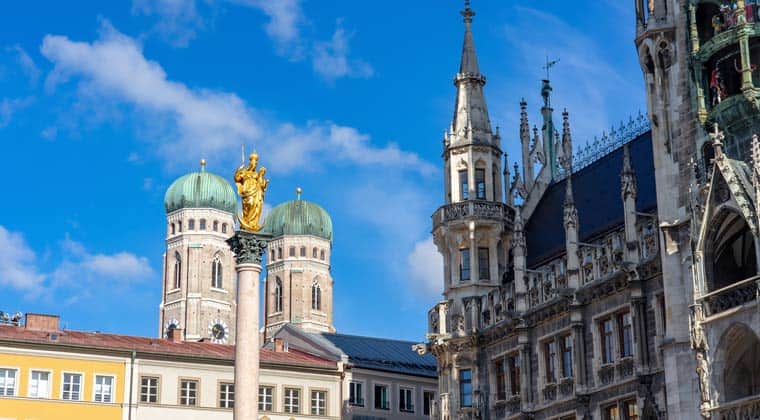 Marienplatz in Munich's Old Town