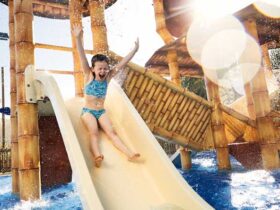 TUI SUNEO baby on a water slide